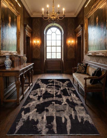6' 5 x 10' 7 Vintage Royal Wool Runner Rug