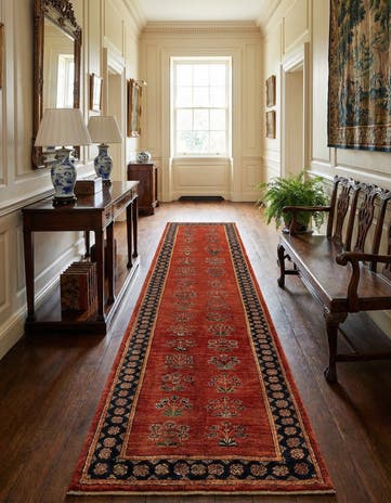 2' 4 x 9' 4 Luribaft Wool Runner Rug