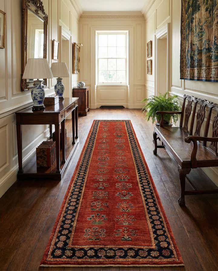 2' 4 x 9' 4 Luribaft Wool Runner Rug