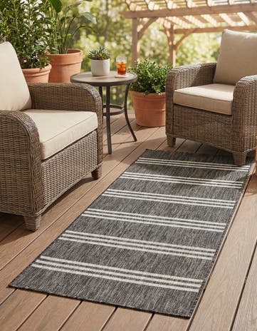 2' x 5' 3 Easy-Clean Jill Zarin Anguilla Indoor / Outdoor Runner Rug