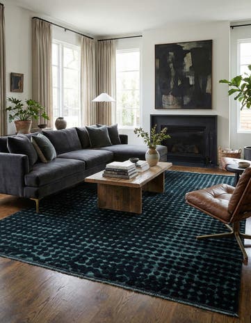 6' 5 x 10' 1 Hand Knotted Darya Wool Rug