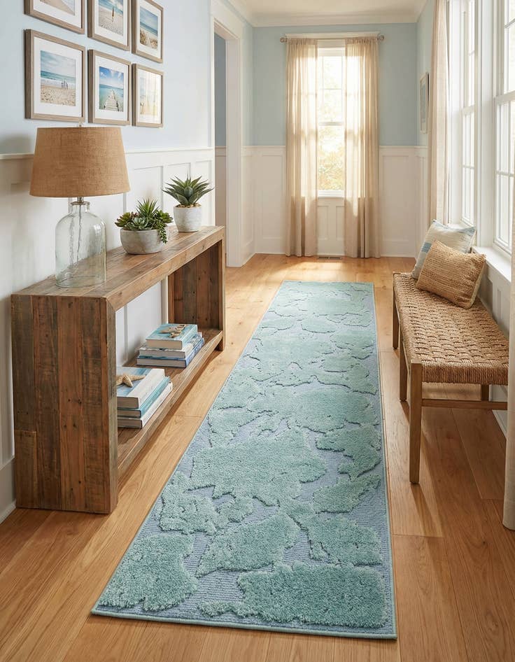 Detail image of 2' x 10' Easy-Clean Aruba Indoor / Outdoor Runner Rug