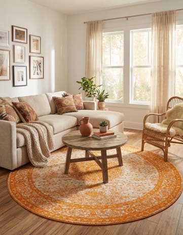7' 10 x 7' 10 Dover Round Rug