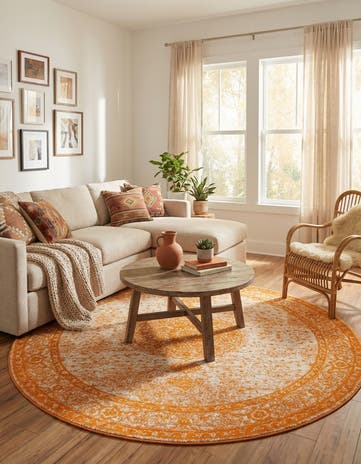 7' 10 x 7' 10 Dover Round Rug