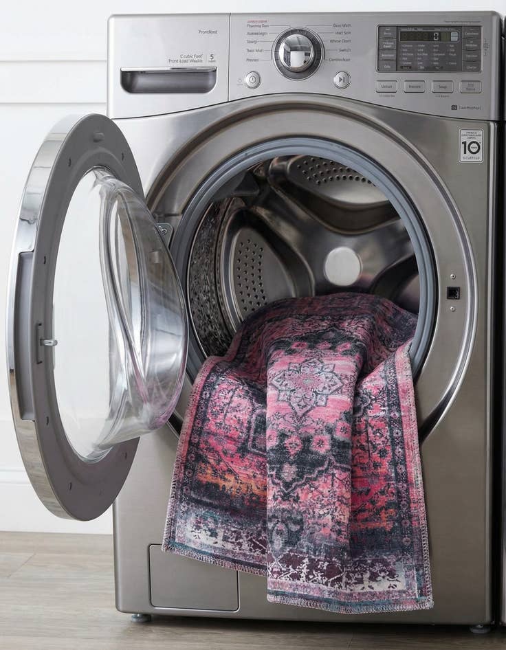 Detail image of 2' x 9' 10  Washable Renaissance Runner Rug