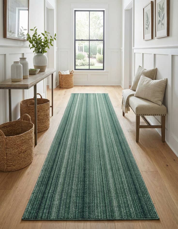 Detail image of  6' 3 x 26' 3 Gemstone Runner Rug