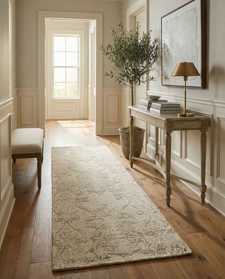 2' 7 x 8' 9 Hand Knotted Darya Runner Rug