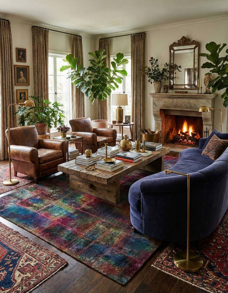 Detail image of 6' 8 x 10'  Hand Knotted Ultra Vintage Persian Wool Rug