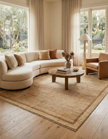 5' 6 x 7' 6 Hand Knotted Modern Ziegler Rug