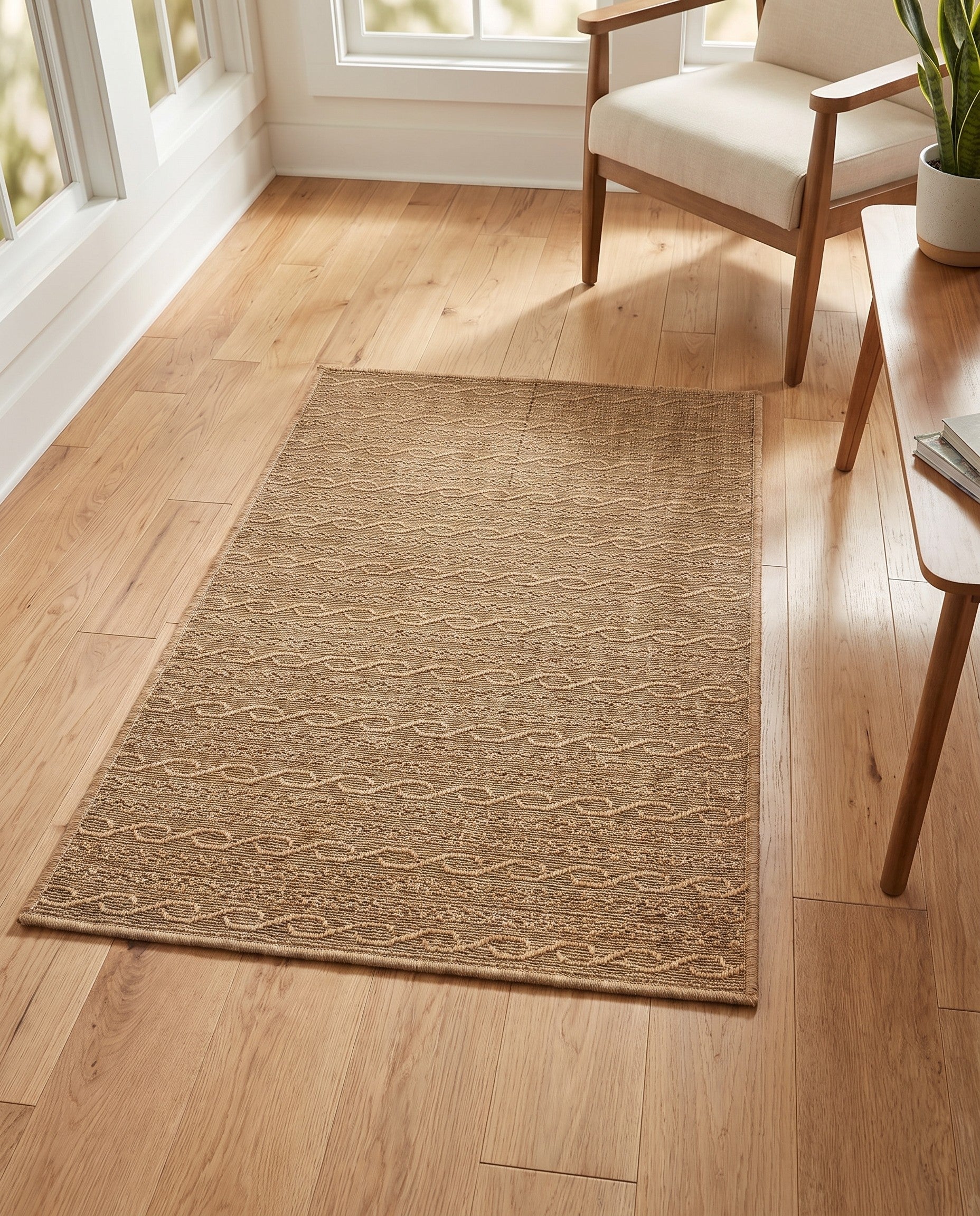 3' 3 x 5' Easy-Clean Modern Indoor / Outdoor Rug