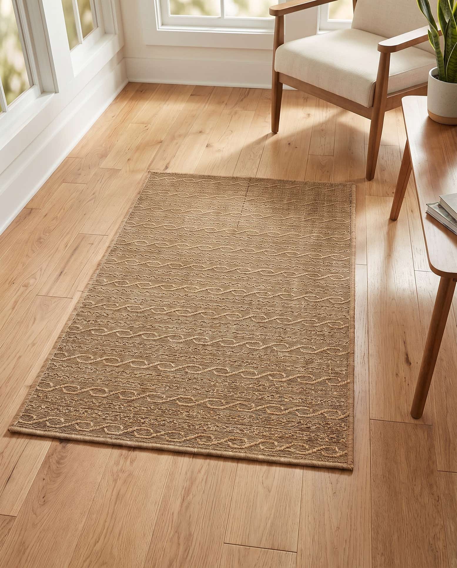 3' 3 x 5' Easy-Clean Modern Indoor / Outdoor Rug