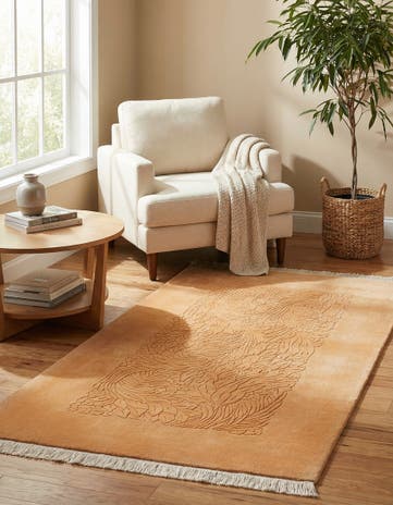 2' 11 x 5' 3 Hand Knotted Darya Wool Rug