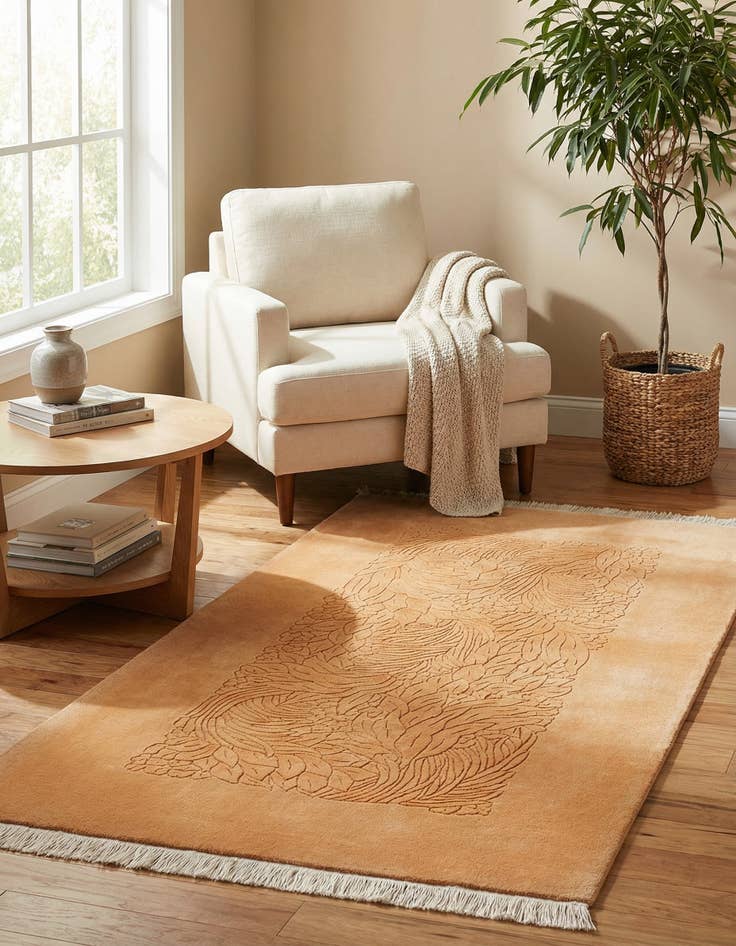 Detail image of  2' 11 x 5' 3  Hand Knotted Darya Wool Rug