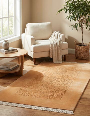 2' 11 x 5' 3 Hand Knotted Darya Wool Rug