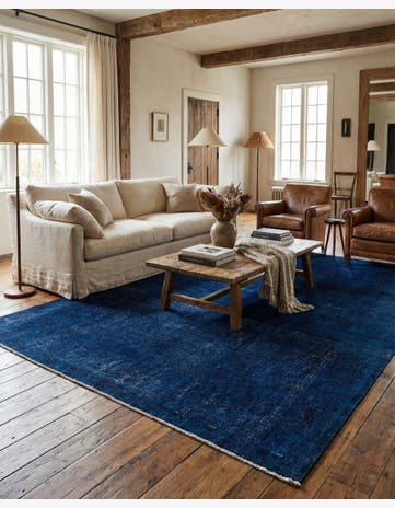 6' 1 x 8' 6 Hand Knotted Ultra Vintage Persian Wool Rug