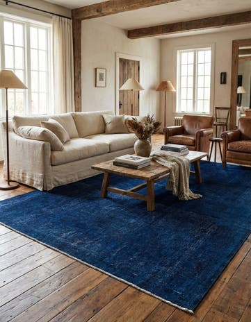 6' 1 x 8' 6 Hand Knotted Ultra Vintage Persian Wool Rug
