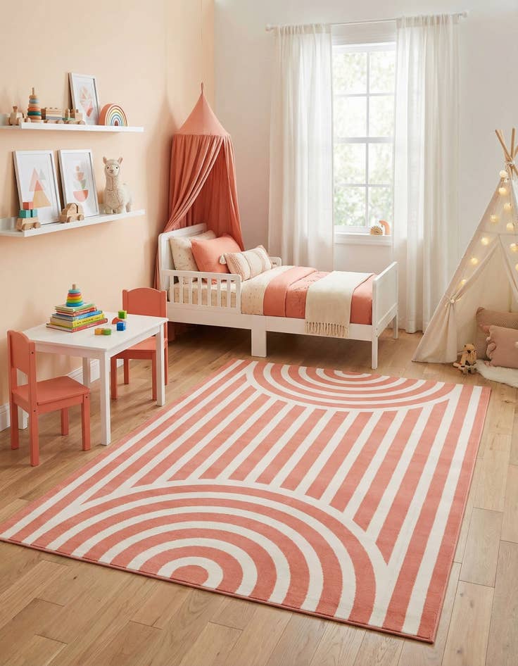 Detail image of 6' x 9' Whimsy Kids Rug