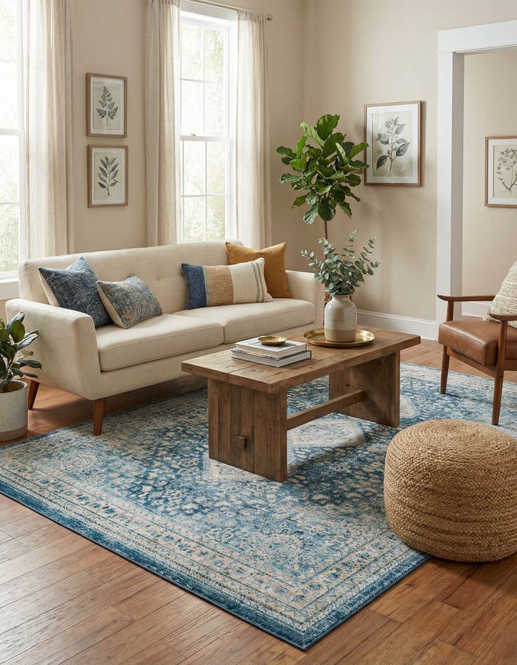 Detail image of 5' 3 x 8' Newport Rug