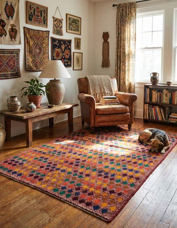 3' 10 x 5' 10 Hand Knotted Balouch Wool Rug