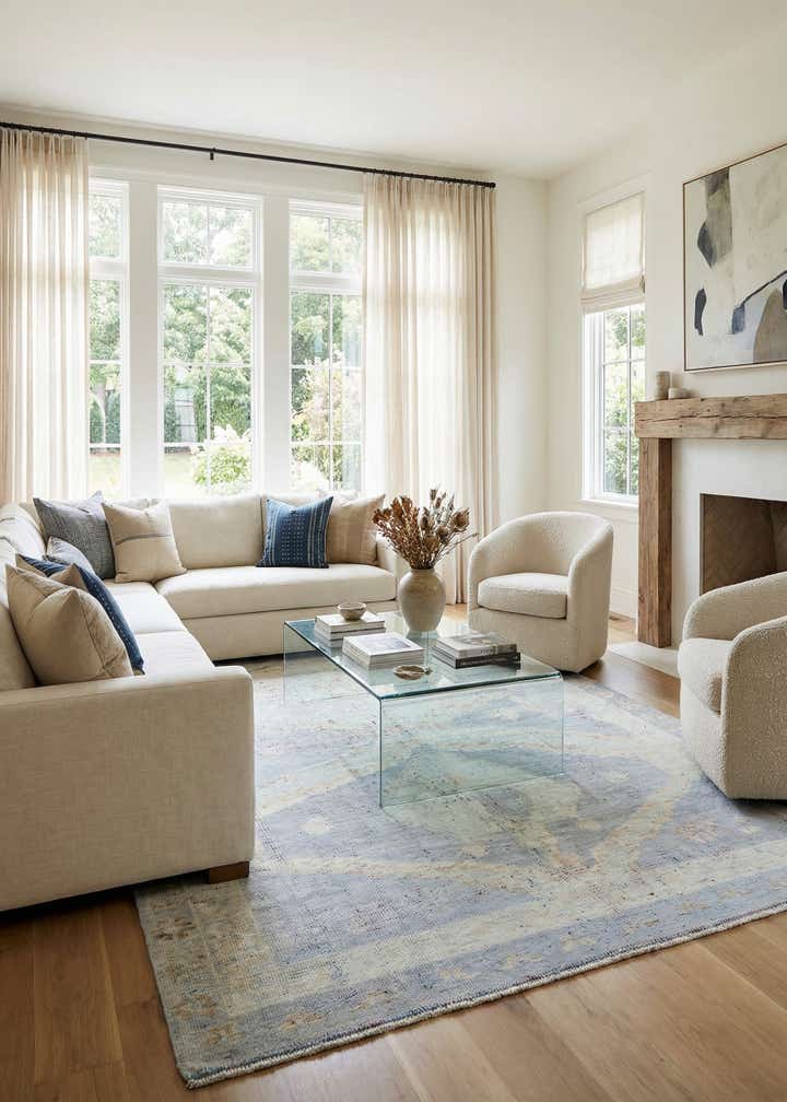 8' 6 x 11' 8 Hand Knotted Moroccan Wool Rug