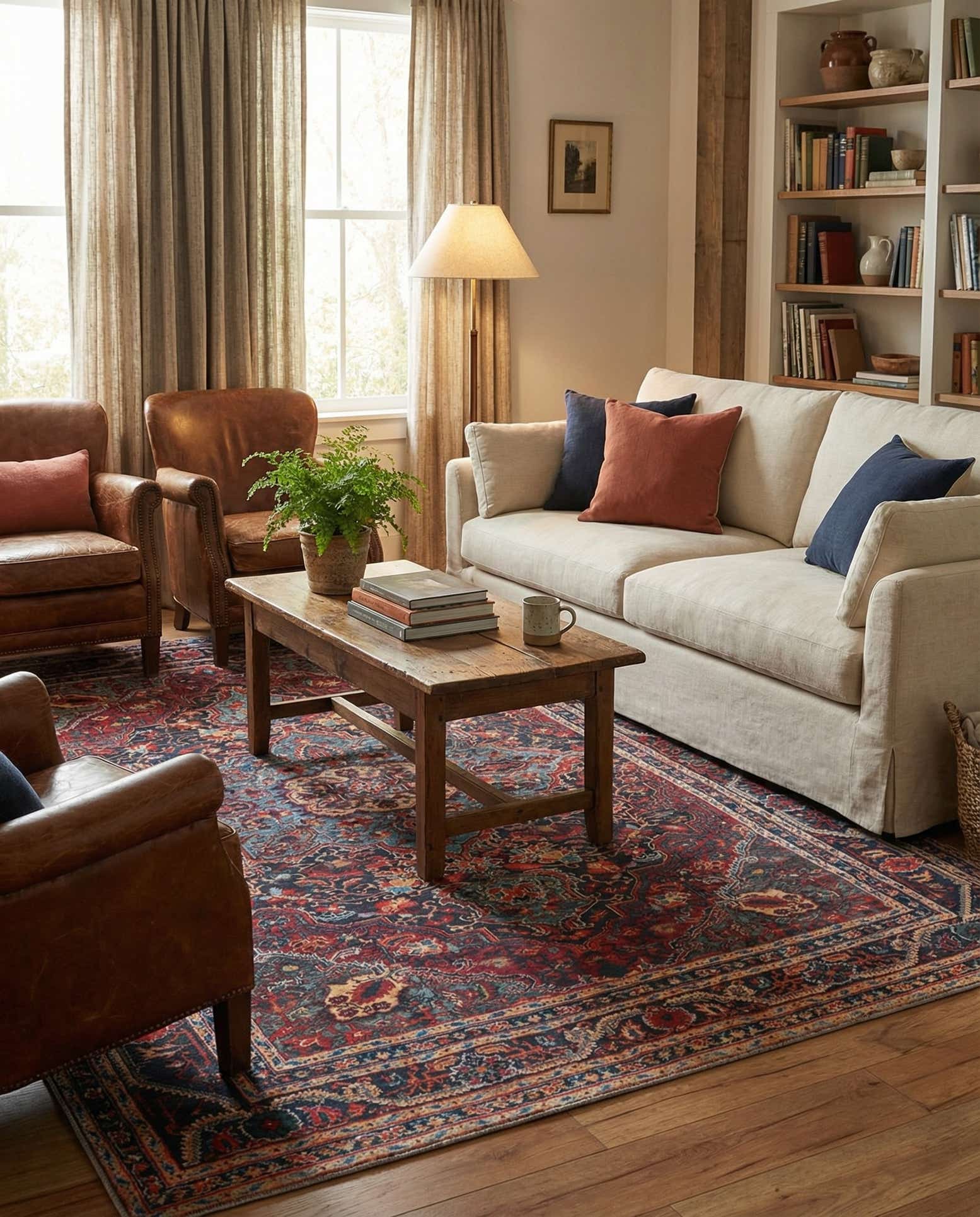 9' x 12' Washable Timeless Rug