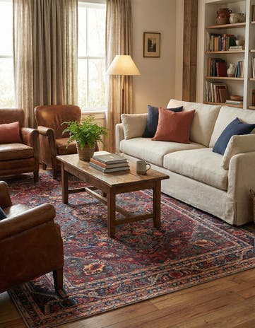 9' x 12' Washable Timeless Rug