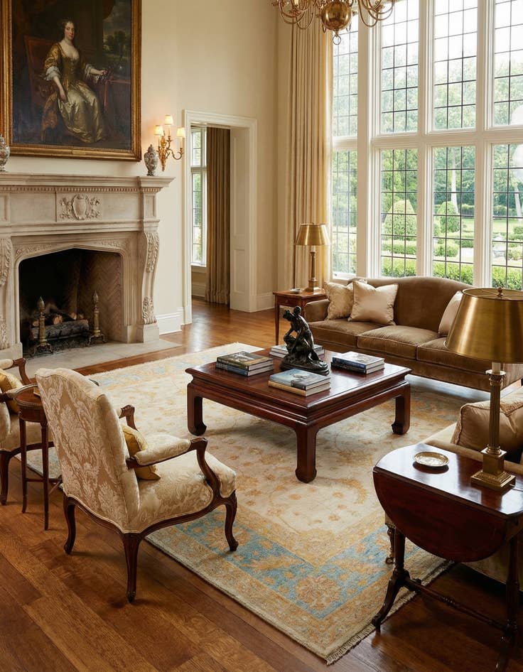 Detail image of 8' 3 x 11' 2 Kaizar Wool Rug