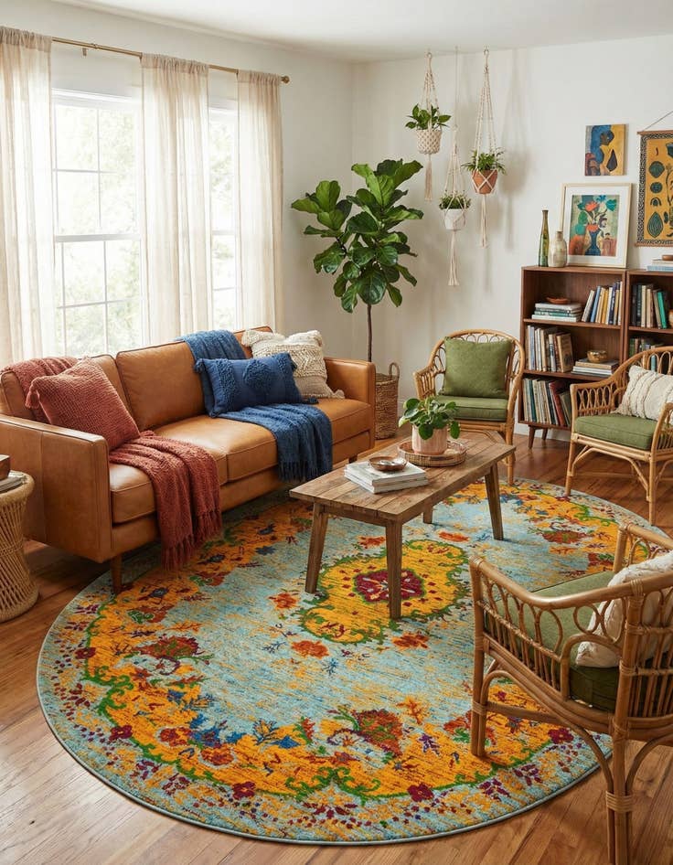 Detail image of  7' 10 x 10' Calypso Oval Rug