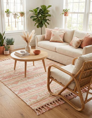 6' 1 x 9' Hand Woven Arizona Wool Rug