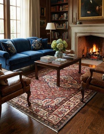 4' 8 x 7' 1 Bortschalu Rug