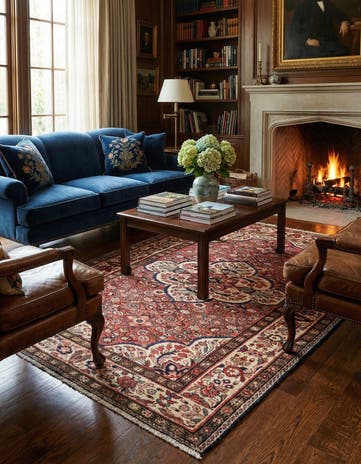 4' 8 x 7' 1 Bortschalu Rug