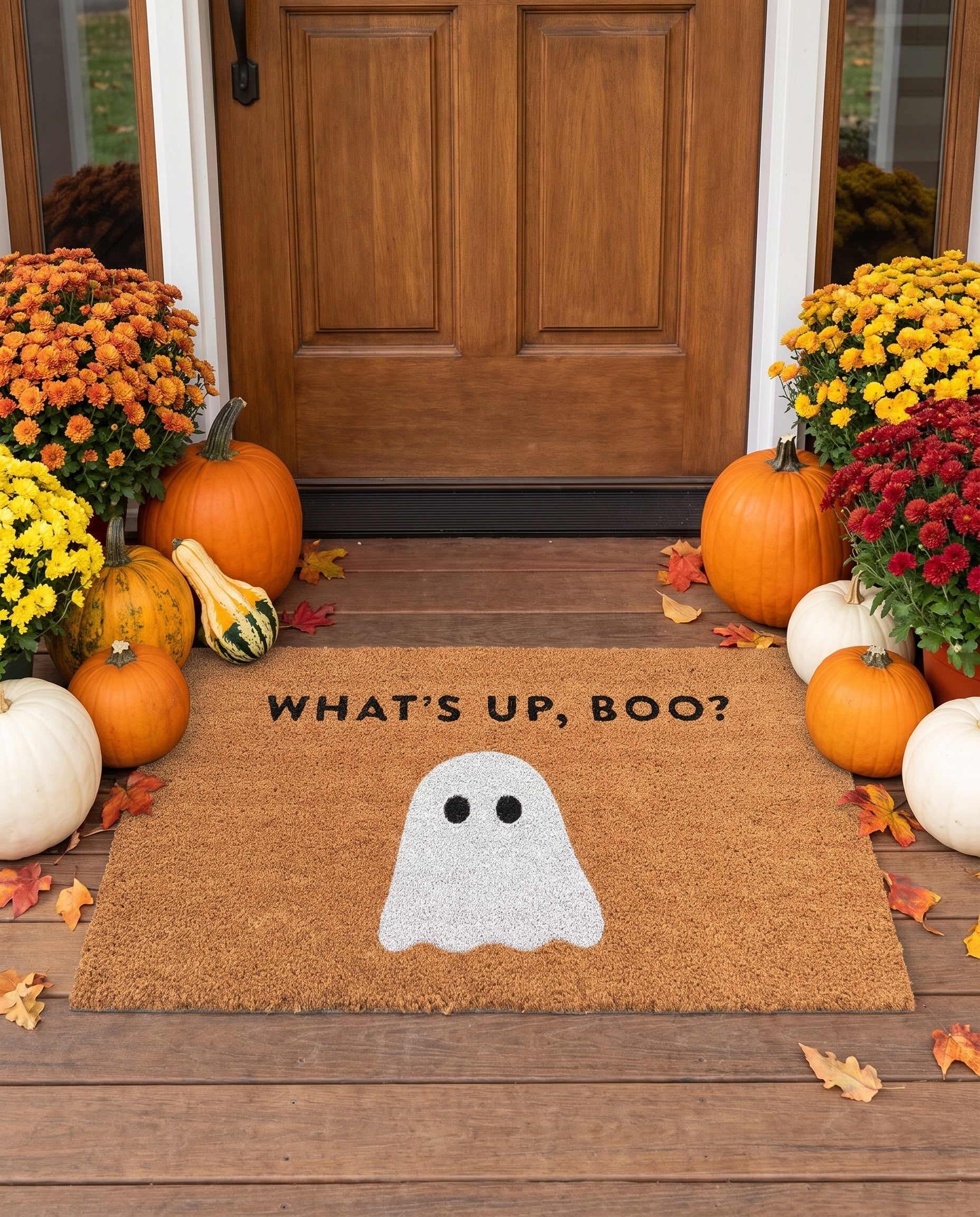 1' 6 x 2' 6 Halloween Boo Doormat