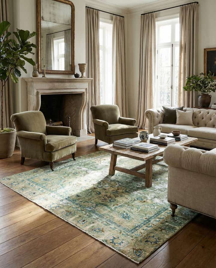 5' 9 x 8' 10 Vintage Royal Rug