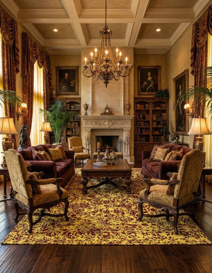 Detail image of 9' 2 x 12' 6 Vintage Royal Wool Rug