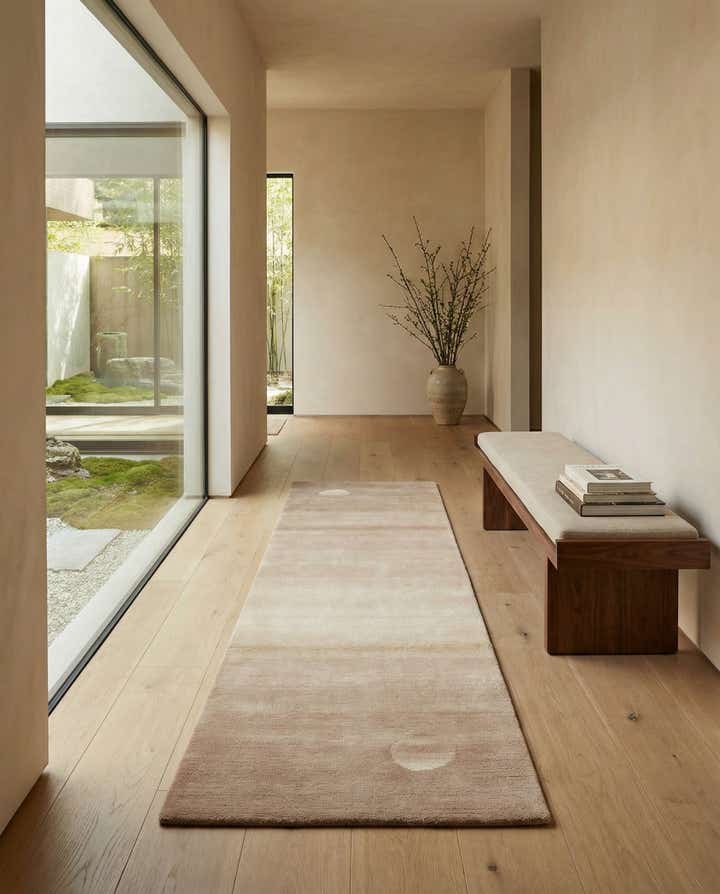 2' 8 x 9' 8 Hand Knotted Tibet Wool Runner Rug