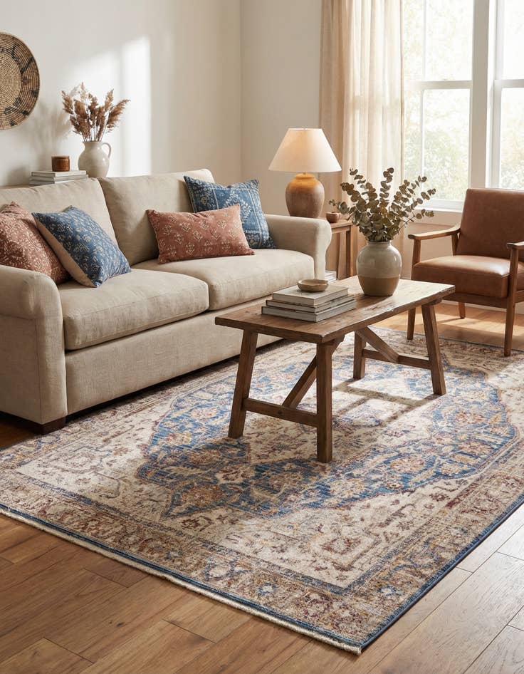 Detail image of  5' 3 x 7' 9 Deepa Rug