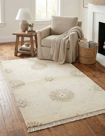 2' 11 x 5' Hand Knotted Darya Wool Rug