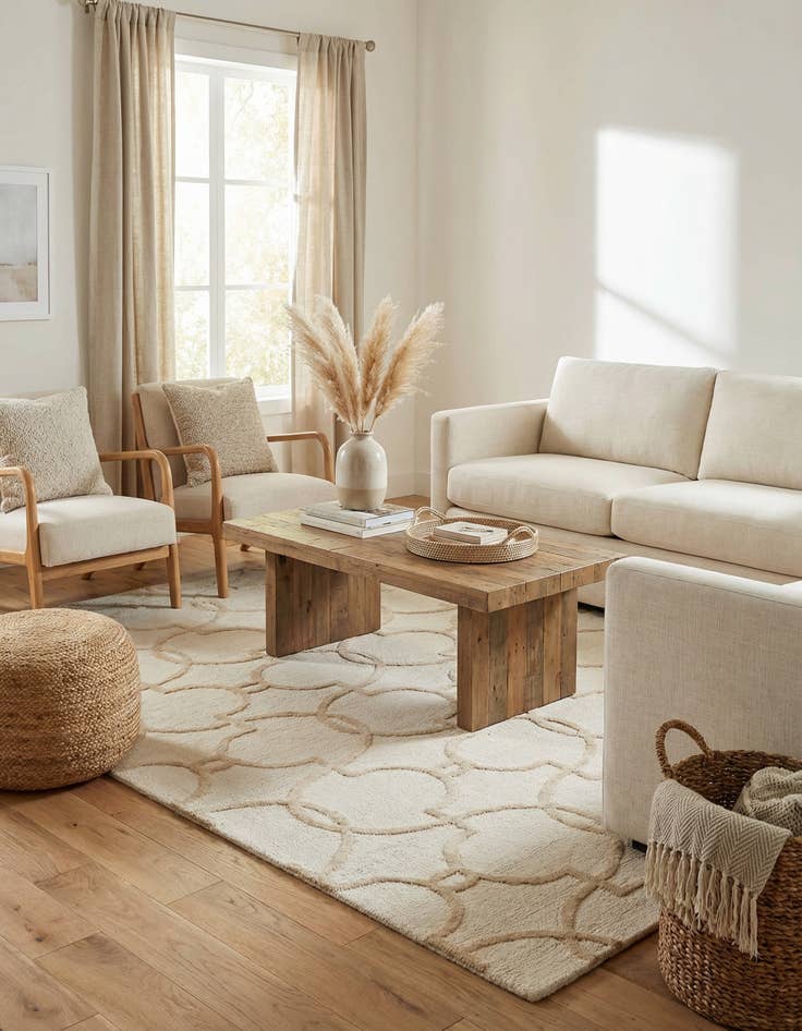 Detail image of 5' 1 x 7' 6 Luna Rug