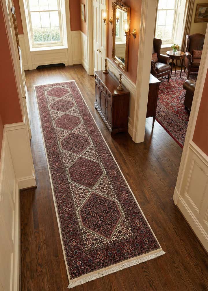 2' 5 x 12' 3 Bidjar Wool Runner Rug