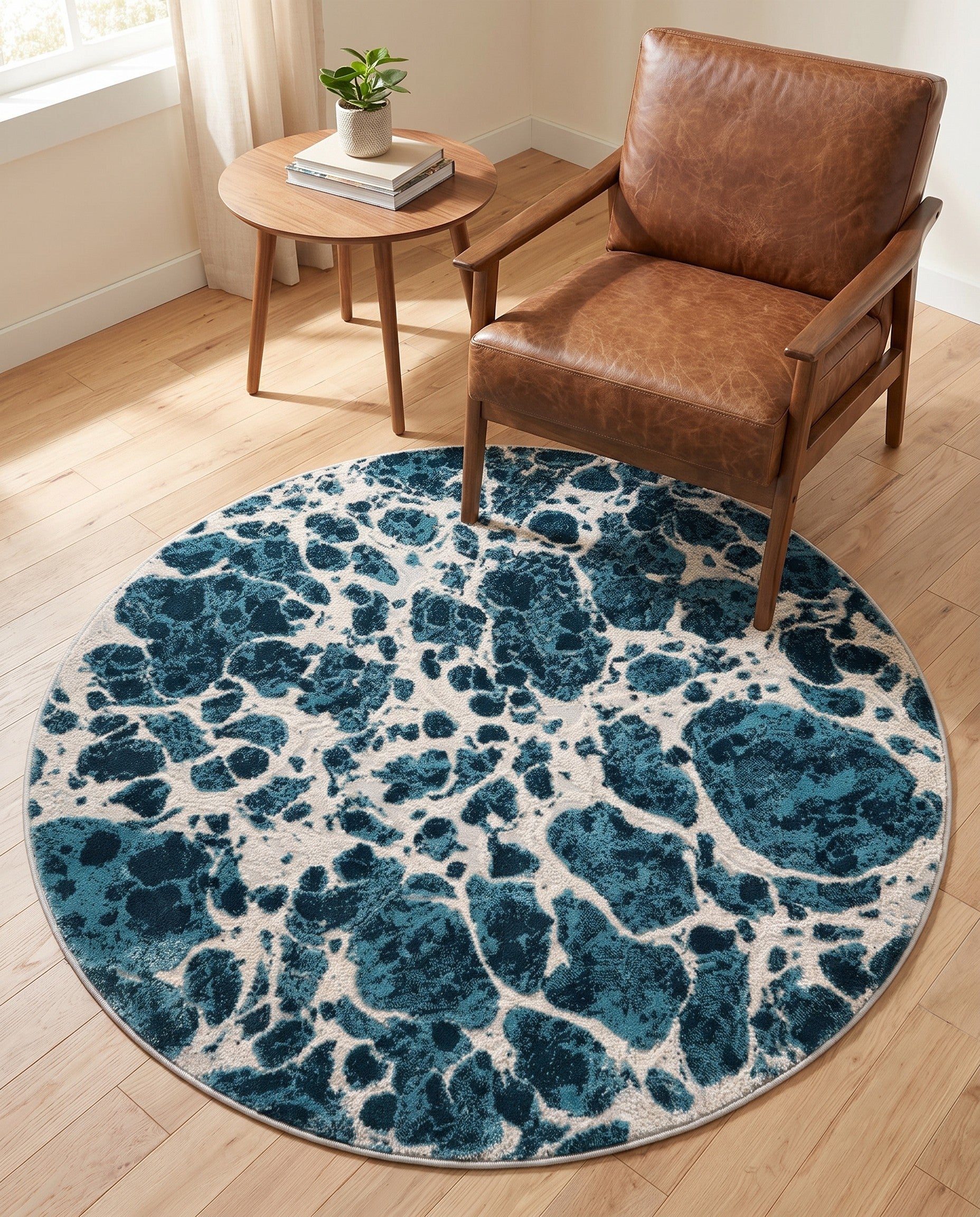 4' x 4' Oasis Round Rug