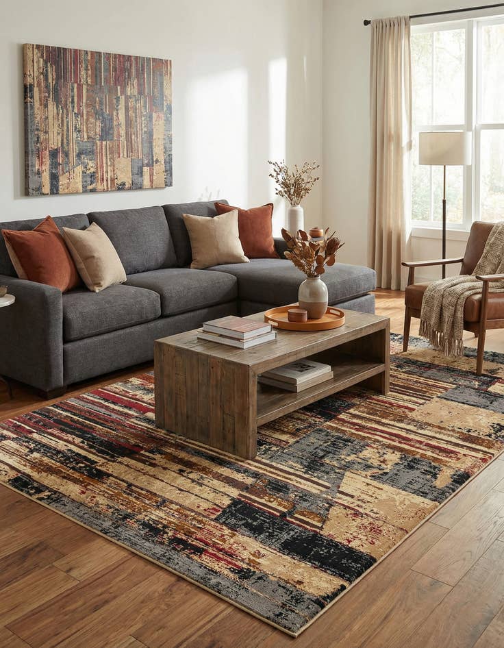 Detail image of 6' x 9' Saturn Rug