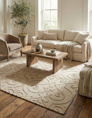 5' 5 x 7' 5 Hand Knotted Darya Wool Rug