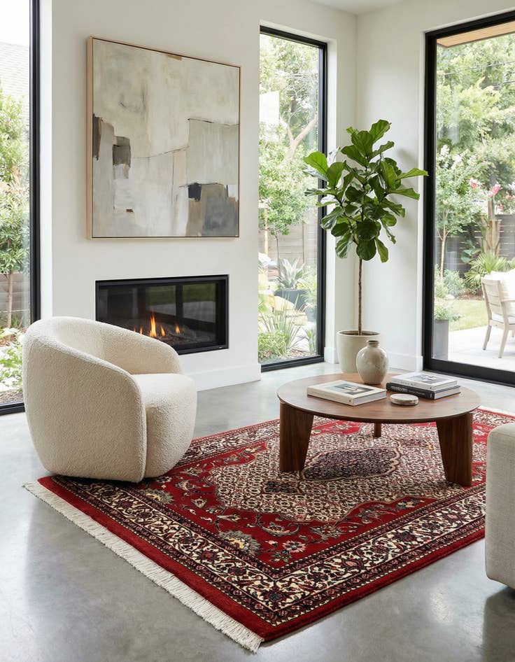 Detail image of 2' 11 x 5' 2 Bidjar Wool Rug