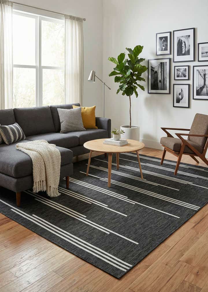 7' x 10' Easy-Clean Modern Indoor / Outdoor Rug