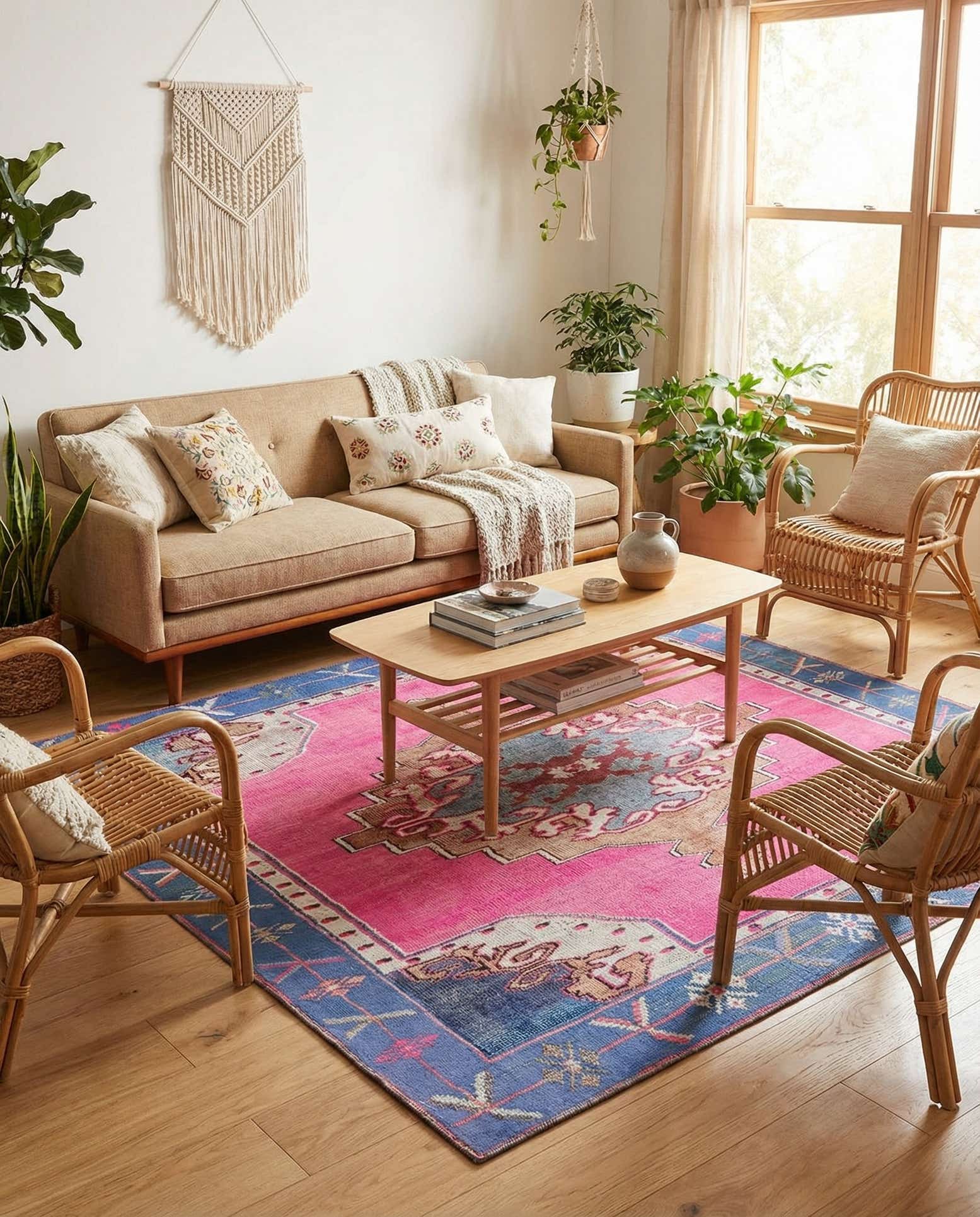 7' 6 x 7' 6 Washable Timeless Square Rug
