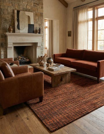 4' 7 x 6' 8 Juma Wool Rug
