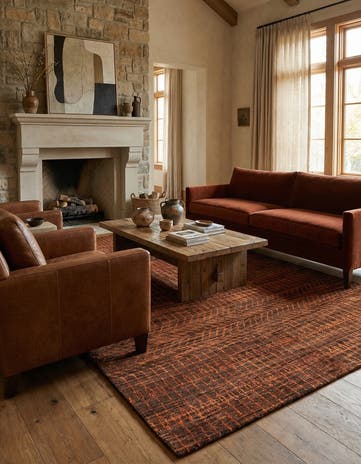 4' 7 x 6' 8 Juma Wool Rug