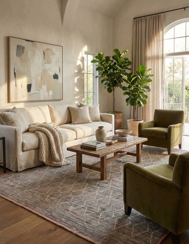 Detail image of 8' 5 x 10' 9  Hand Knotted Moroccan Wool Rug