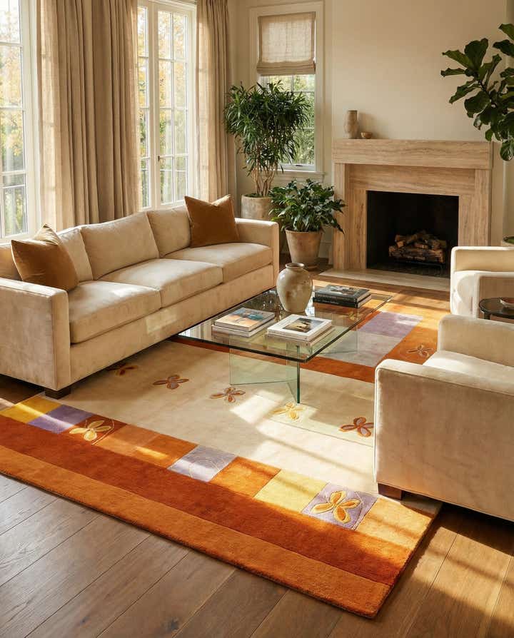 5' 8 x 7' 10 Hand Knotted Darya Rug