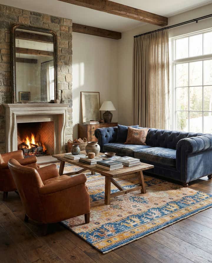 5' x 8' Hand Knotted Ariana Ziegler Rug